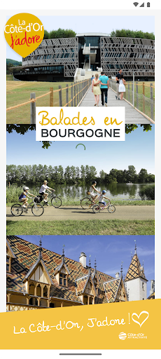 Android application Balades en Bourgogne screenshort