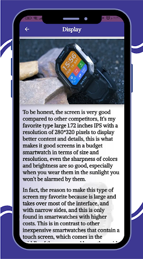 KOSPET TANK M1 watch Guide Screen 2