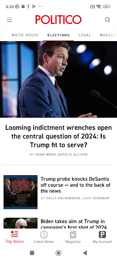 POLITICO Screenshot 4 - AppWisp.com