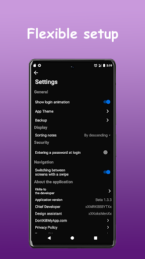 Private Note - Notes and Tasks