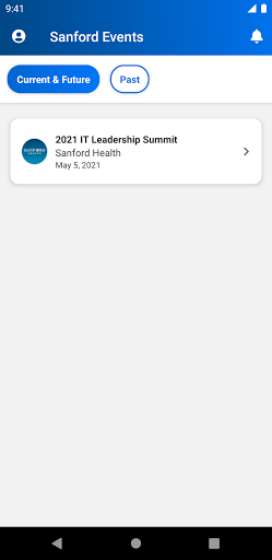 Sanford Events Screen 2