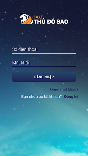 Android application Taxi Thủ Đô Sao screenshort