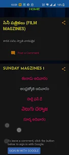 Telugu News Magazines PDF