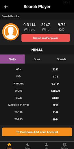 Fortmate Fortnite Stats Challenges App Store Data Revenue Download Estimates On Play Store