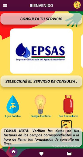 Consulta servicios básicos Screen 2