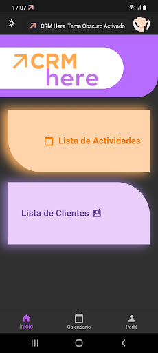 Agenda CRM Here Screen 2