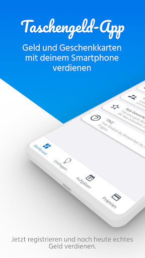 Android application Taschengeld App: Verdiene Geld screenshort