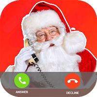 Fake calling with santa claus