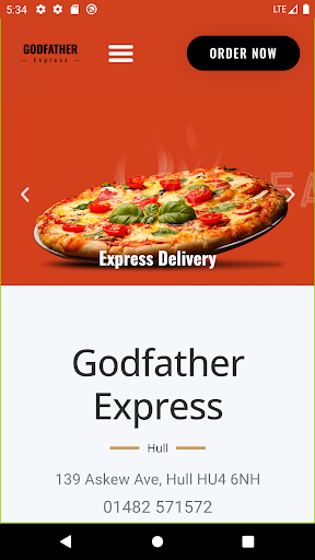Android application Godfather Express - Hull screenshort