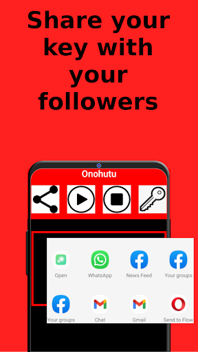 Android application Onohutu - I'm here! screenshort
