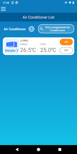Android application Smart M-Air screenshort