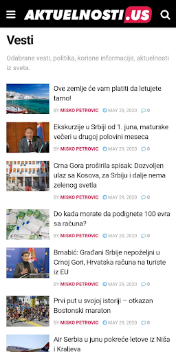 Aktuelnosti.us Screen 2