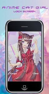 Anime Cat Girl Lock Screen