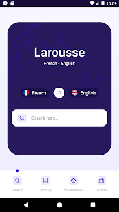 English-French Dictionary Screenshot
