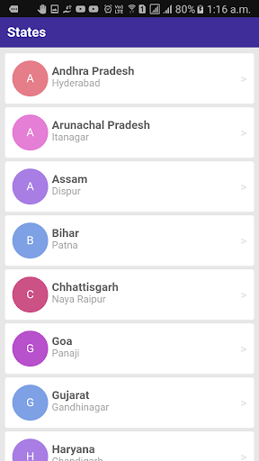 Indian States - My Handbook