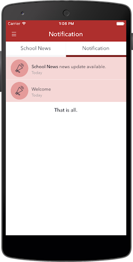 Android application St. Mary's C.B.S, Portlaoise screenshort