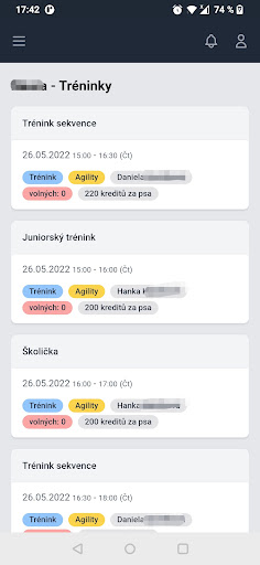 Android application Dogres screenshort