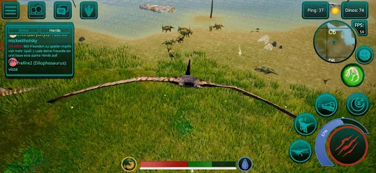 The Cursed Dinosaur Isle: Game