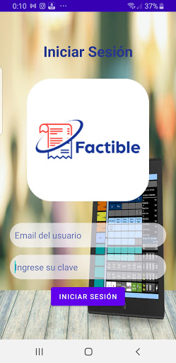 Android application Boleta Electronica Factible screenshort