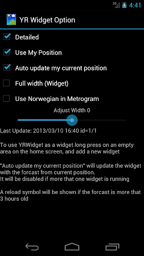 Weather Widget Very Old
