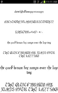 Old English Font Message Maker Unknown