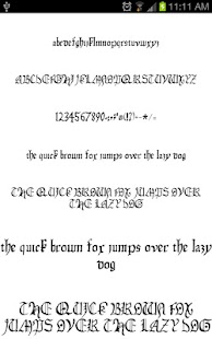 Old English Font Message Maker Screenshot