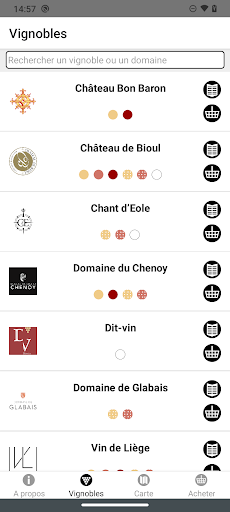 Les vignerons de Wallonie Screen 2