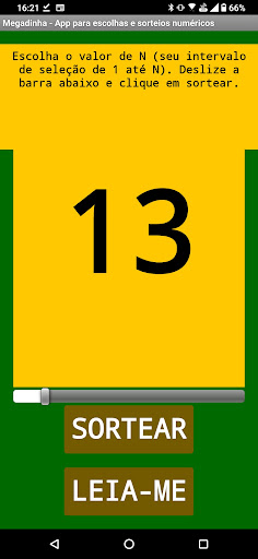 Android application Megadinha screenshort