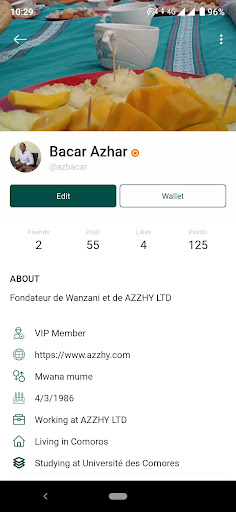 Android application Wanzani screenshort