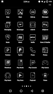 Blakcons Icon Pack لقطة شاشة