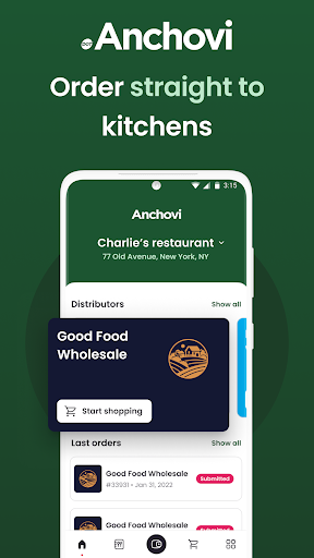 Android application Anchovi screenshort