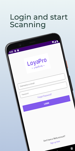Android application LoyaPro screenshort
