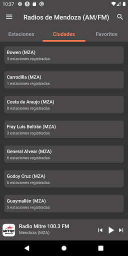Radios de Mendoza (AM/FM) Screen 2
