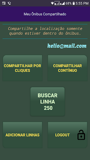 Meu Ônibus Compartilhado Screen 2