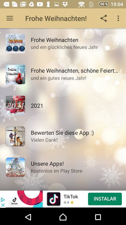 Frohe Weihnachten, neues Jahr! - 1.0.0 - (Android)