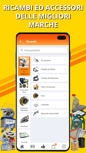 OfficineTop, Servizi e Ricambi Screen 2