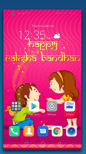 Android application Raksha Bandhan Live Wallpaper screenshort