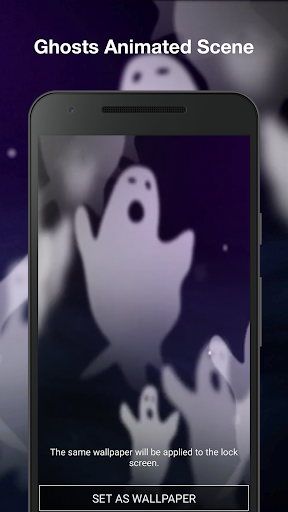Halloween Ghost Live Wallpaper Screen 2