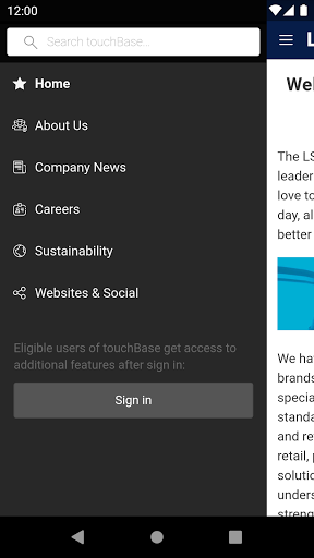 touchBase by LSG Group Screen 2
