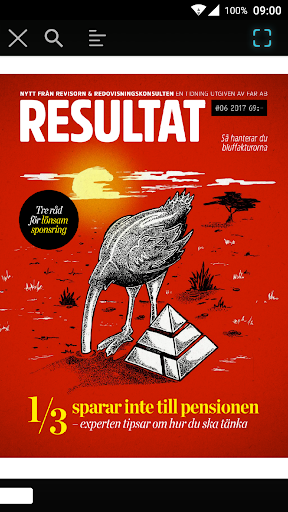 Tidningen Resultat Screen 3