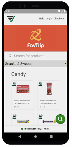 FavTrip Screen 2
