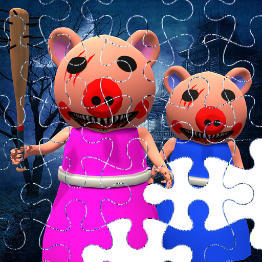 Piggy Scary Jigsaw Puzzle Games
