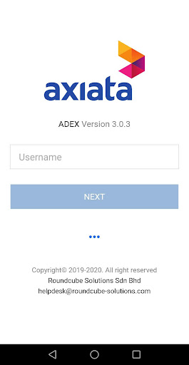 Android application ADEX AXIATA DIGITAL screenshort