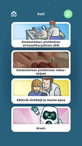 Android application myARwin screenshort