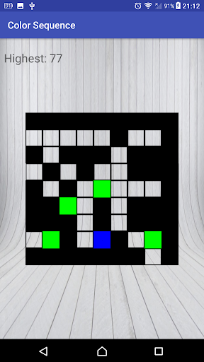 Color Sequence Screen 3