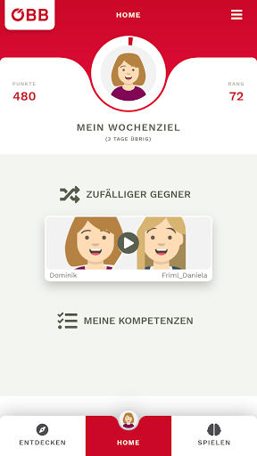 Android application ÖBB LernApp screenshort