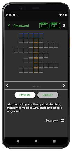 Android application Crossabulary screenshort