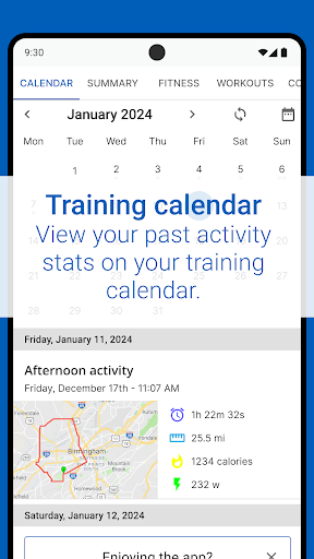 Android application Stages Cycling screenshort