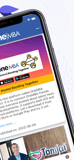 OneMBA Connect Screen 3