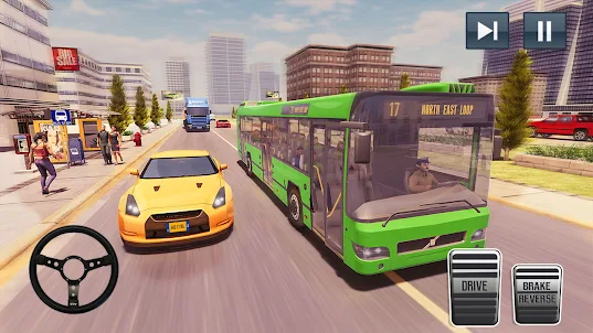 Public Bus City Driving Game